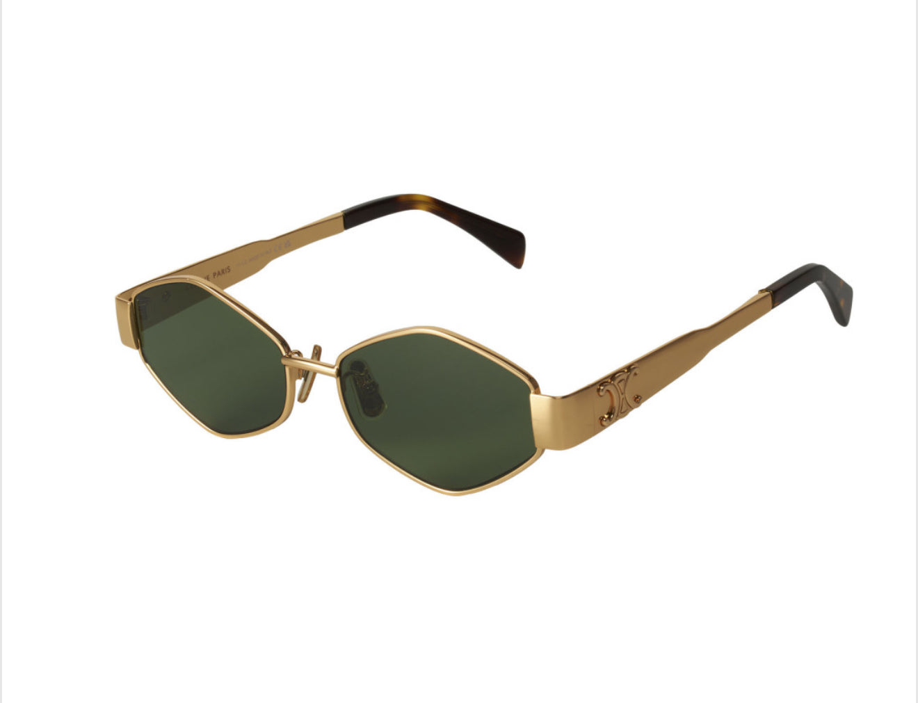 Celine Geometric negros con dorado