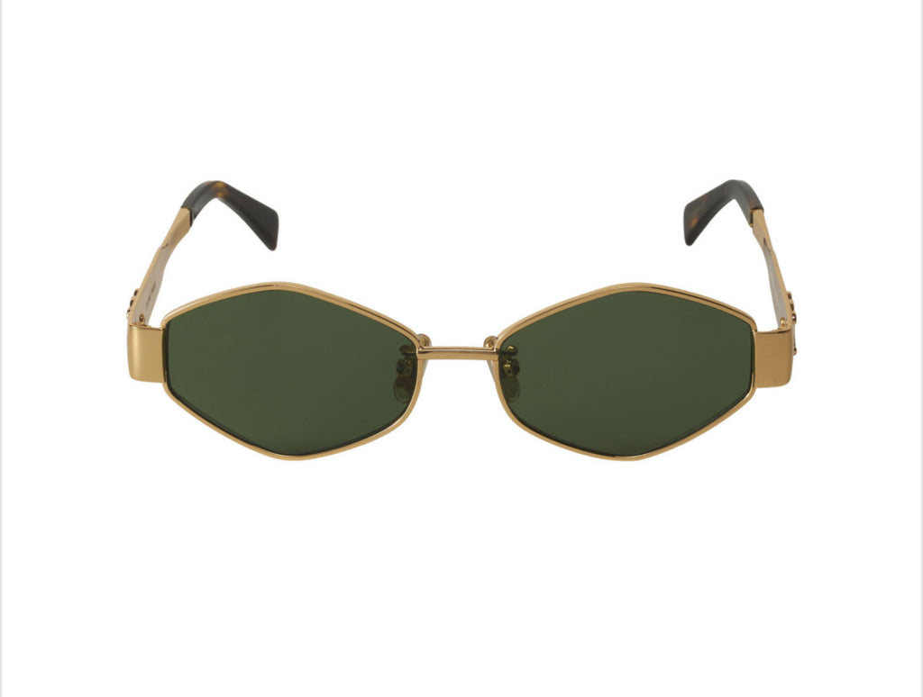 Celine Geometric negros con dorado