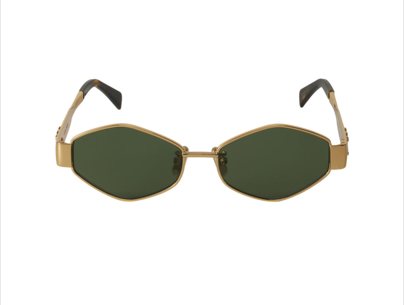 Celine Geometric negros con dorado
