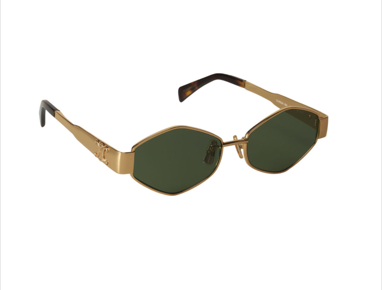 Celine Geometric negros con dorado
