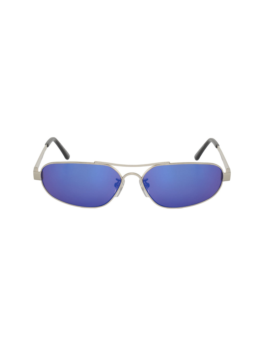 Balenciaga Oval Shape Blue Silver