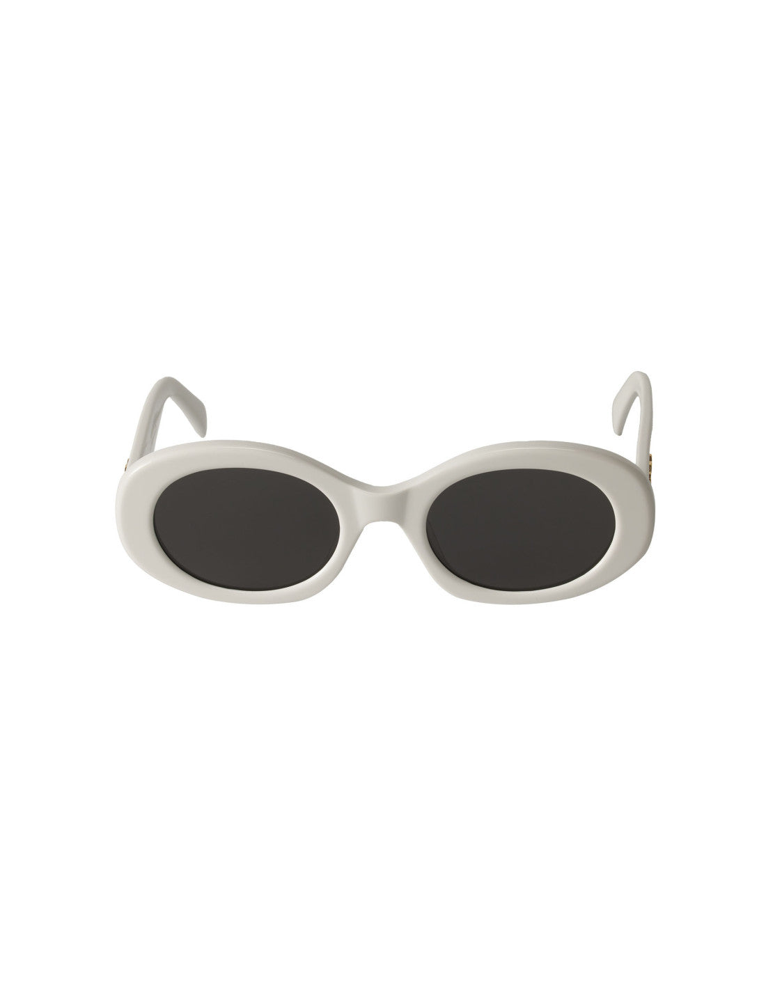Celine Oval Shape Blanco Dorado