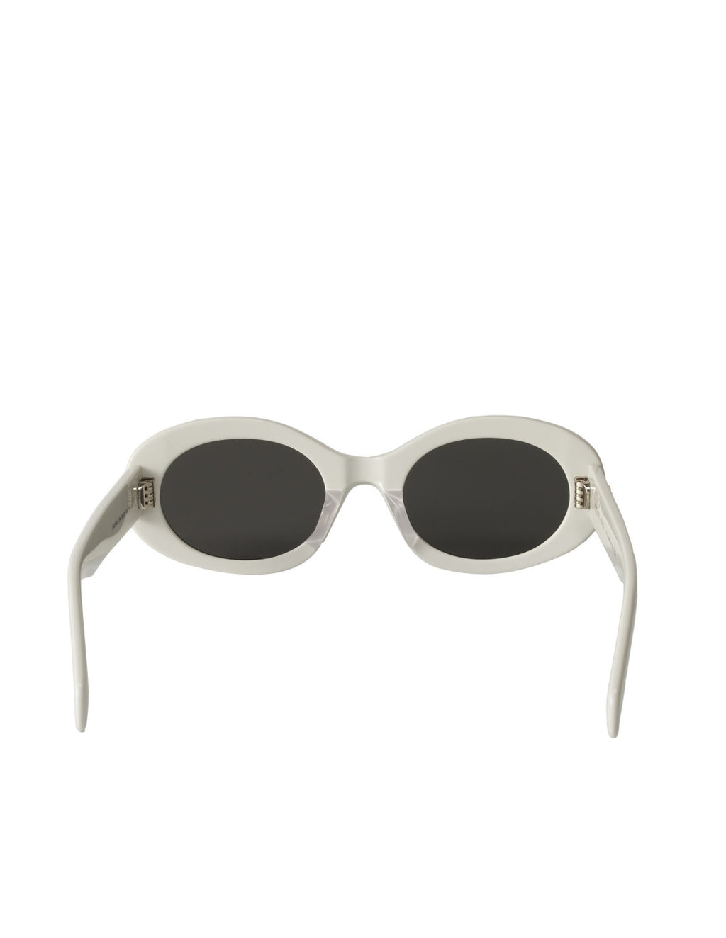 Celine Oval Shape Blanco Dorado