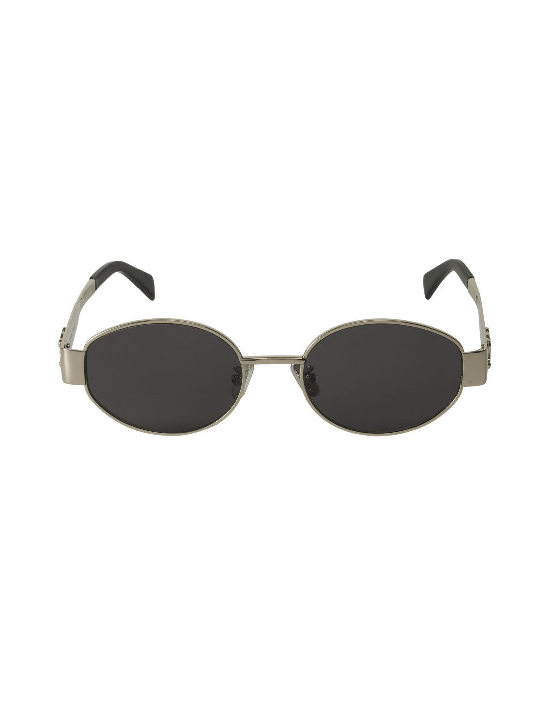 Celine Oval Shape Black Silver