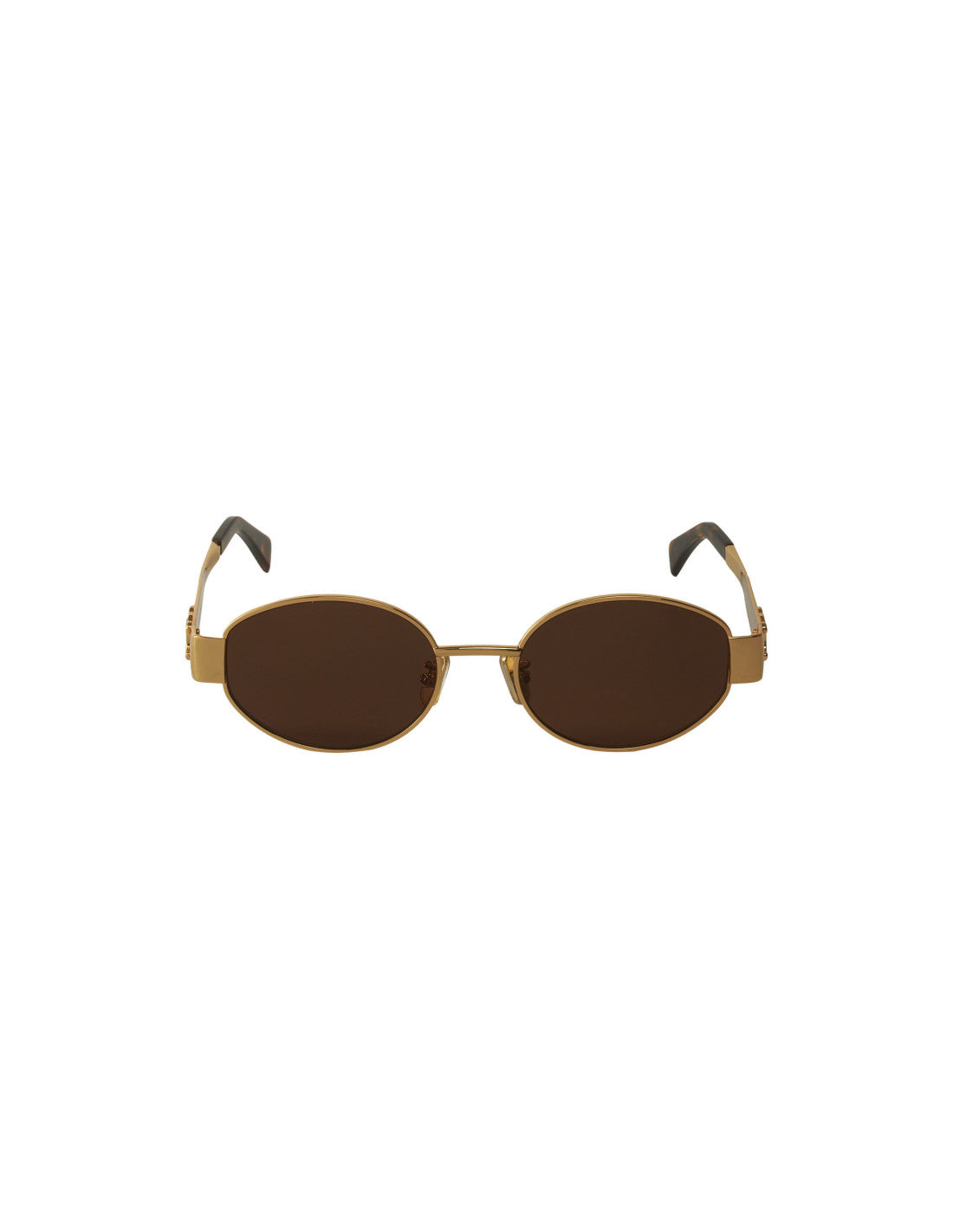 Celine Oval Shape Cafés con Oro
