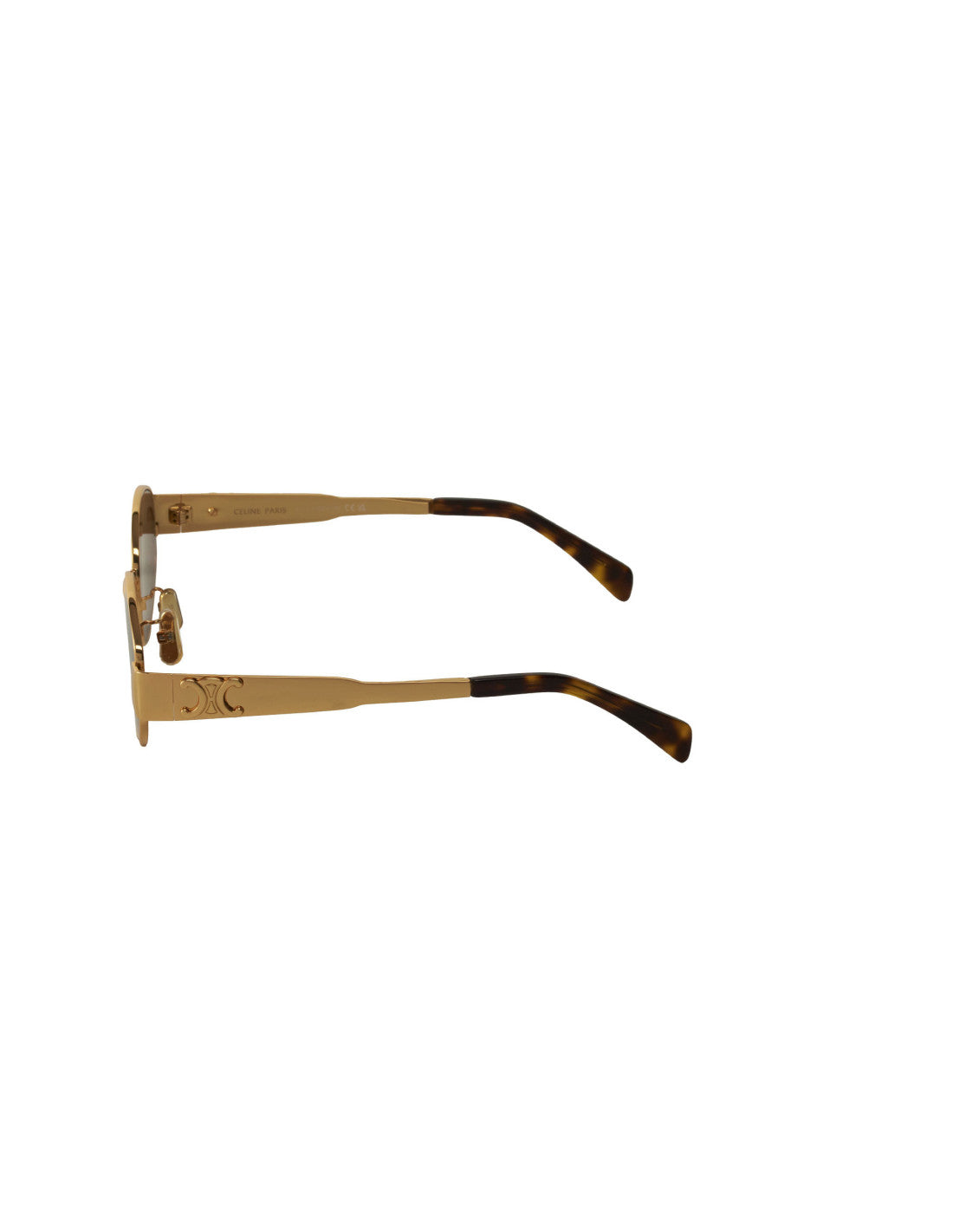 Celine Oval Shape Cafés con Oro