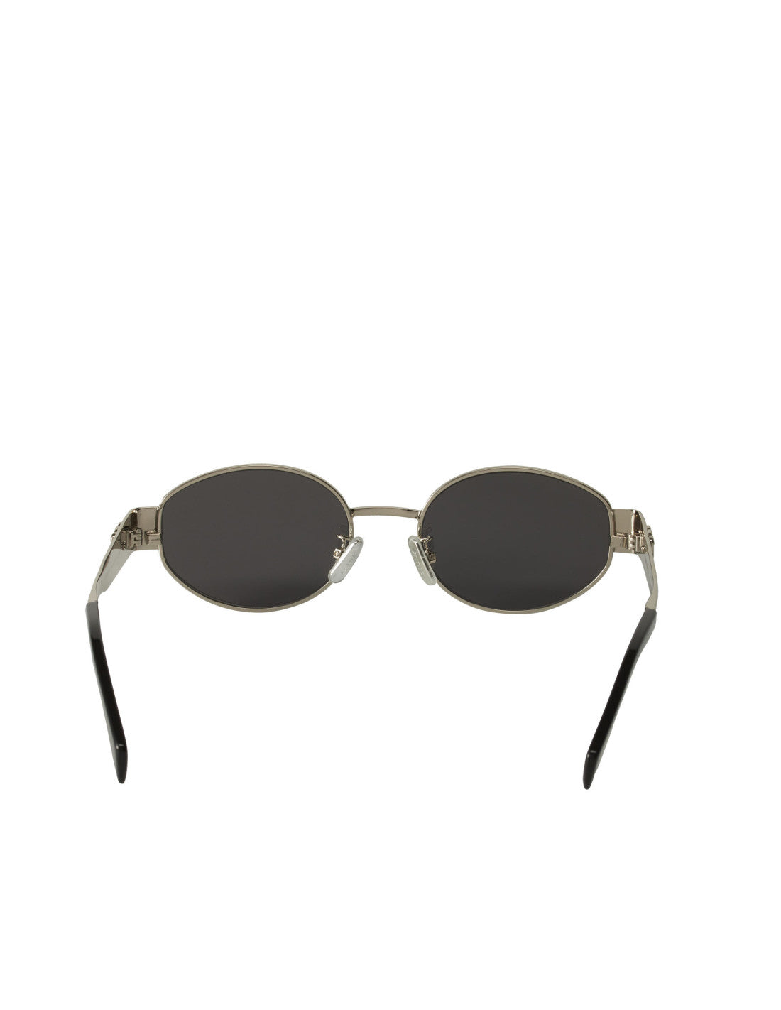 Celine Oval Shape Black Silver
