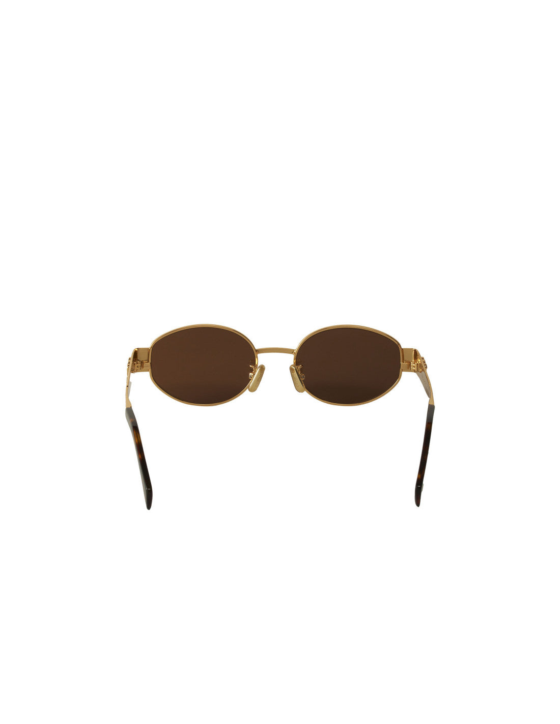 Celine Oval Shape Cafés con Oro