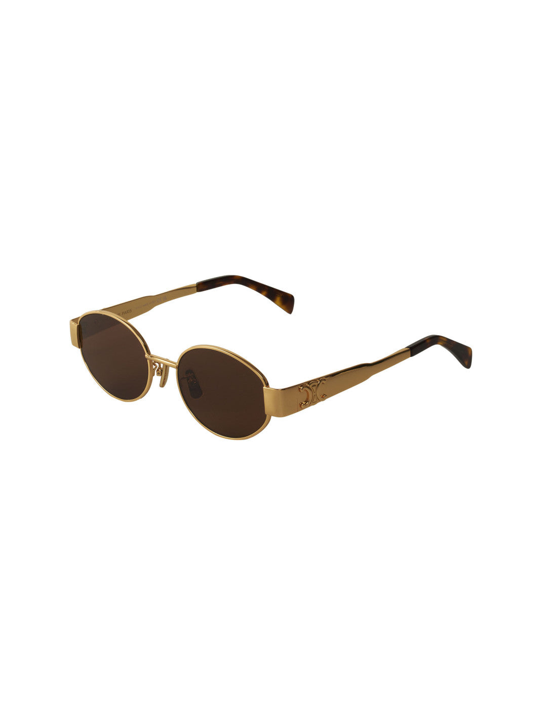 Celine Oval Shape Cafés con Oro