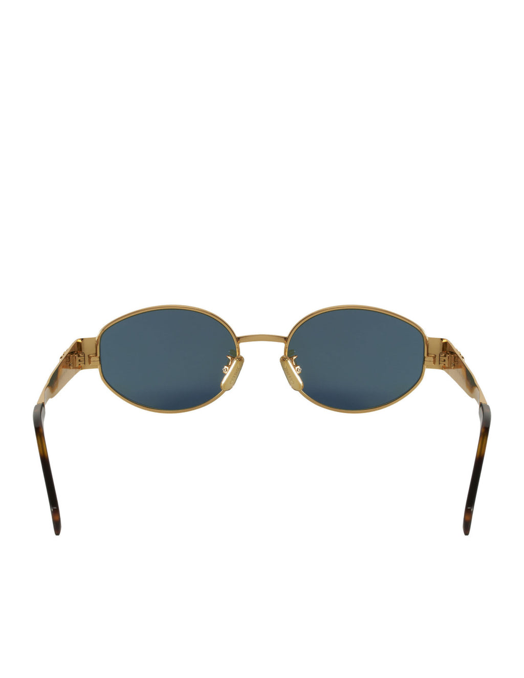 Celine Oval Shape Black Gold