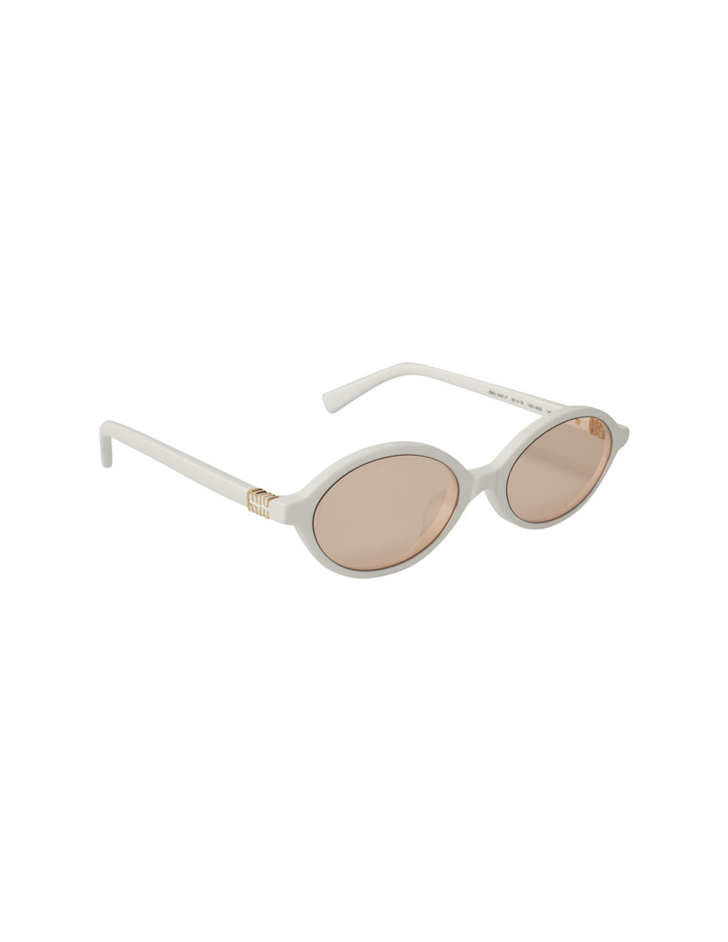 Miu Miu Oval Shape Pink White