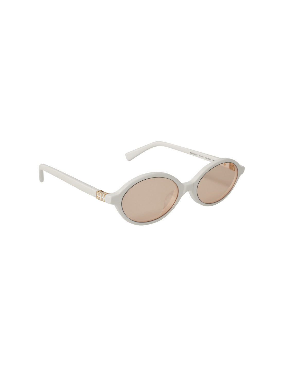 Miu Miu Oval Shape Pink White