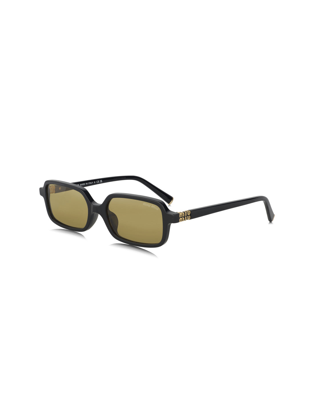 Miu Miu Rectangle Shape Yellow Negro