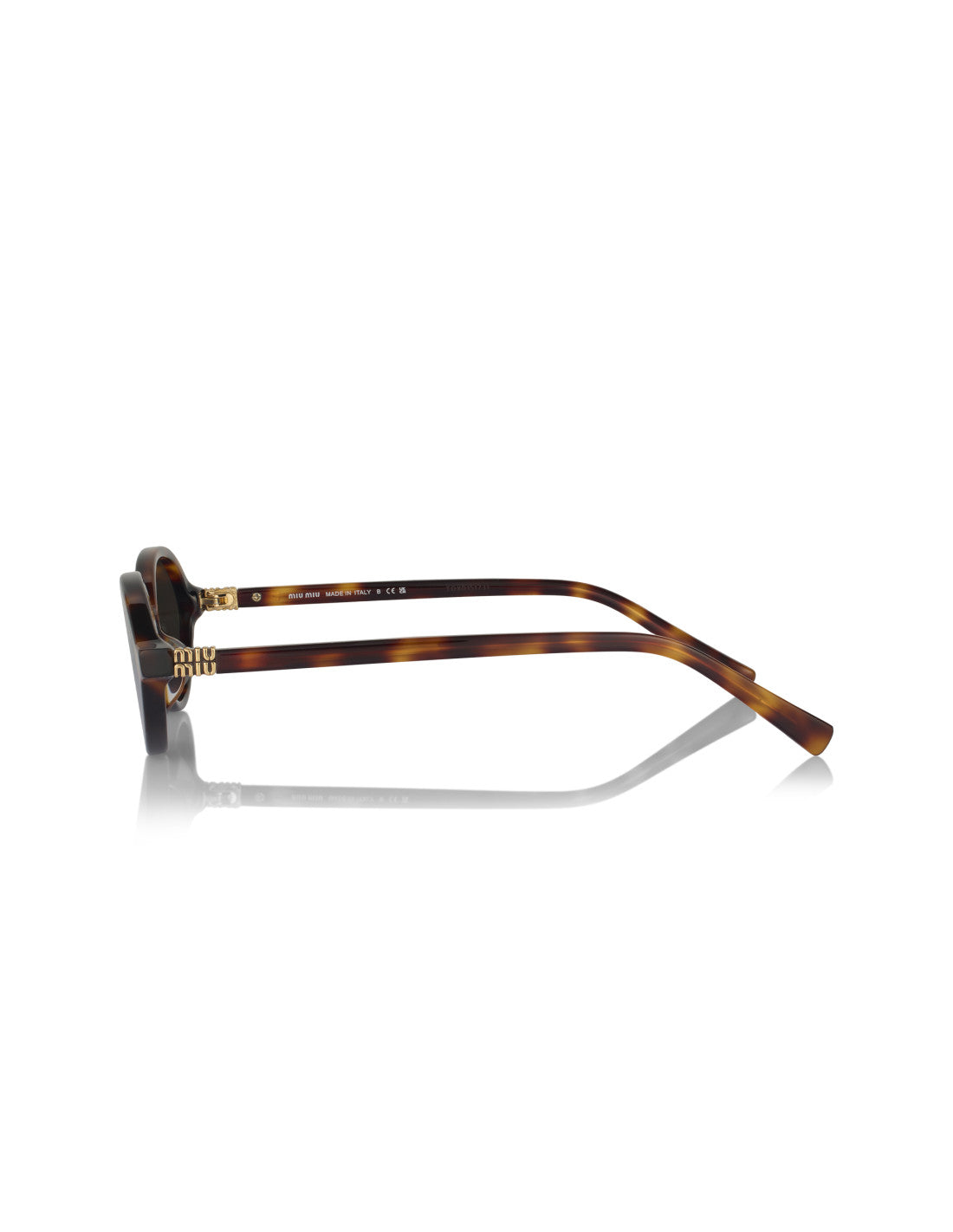 Miu Miu Oval Shape Gris Carey