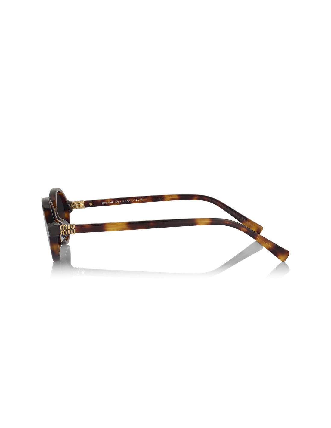 Miu Miu Oval Shape Black Carey