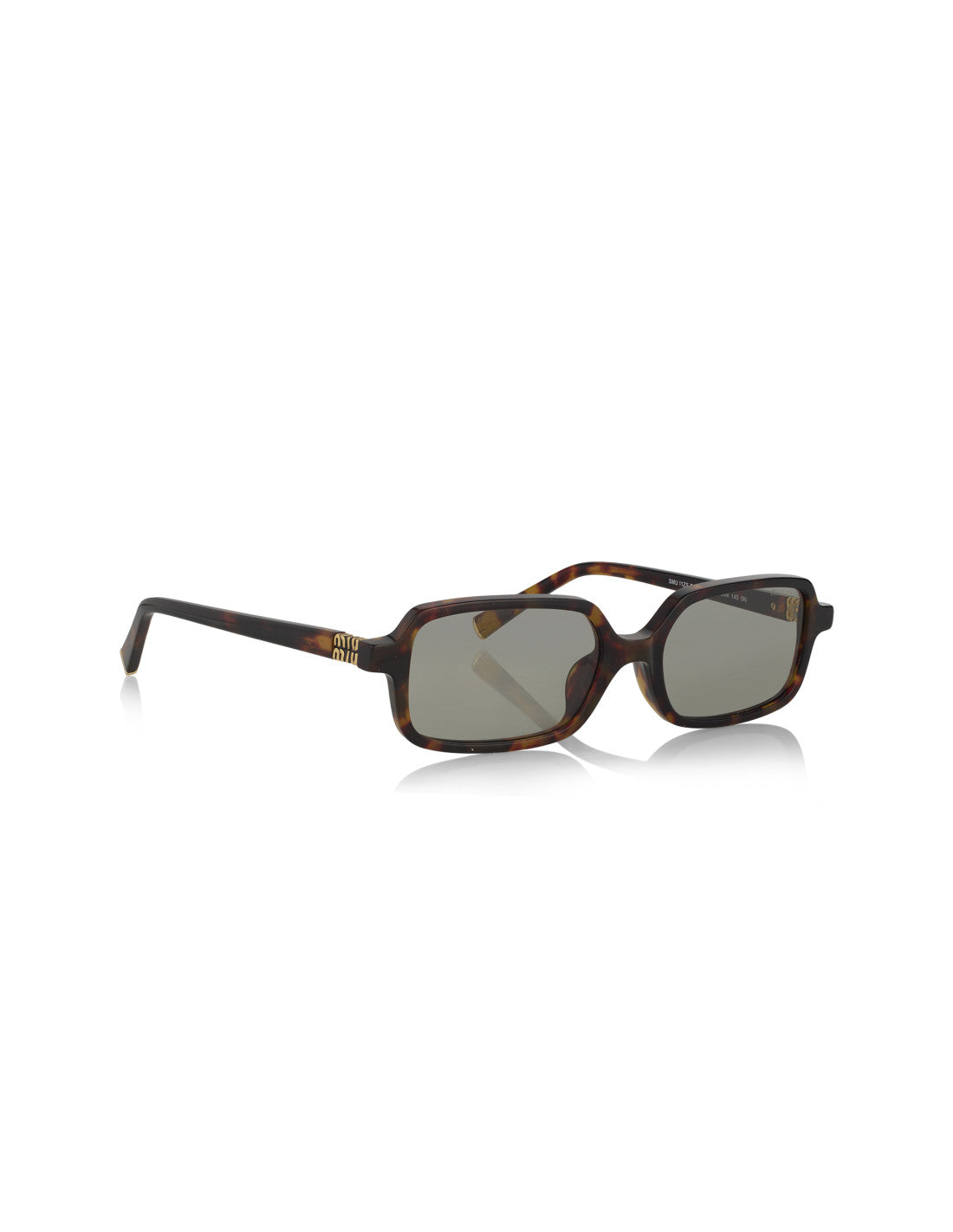 Miu Miu Rectangule Shape Negro Carey