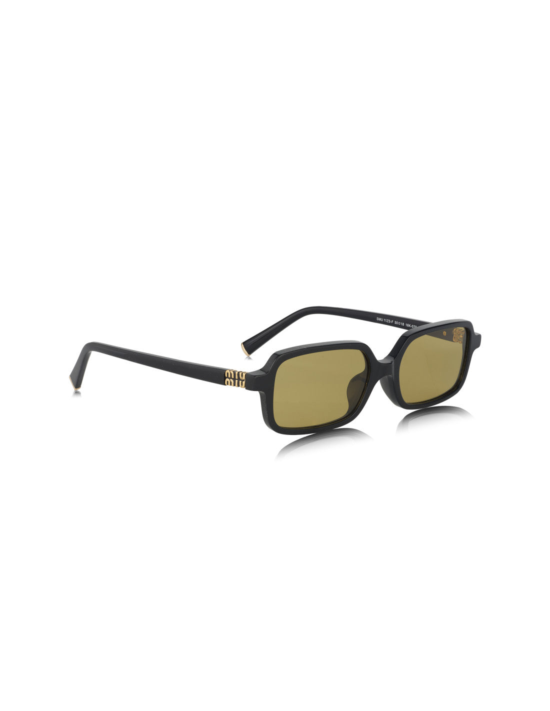 Miu Miu Rectangle Shape Yellow Negro