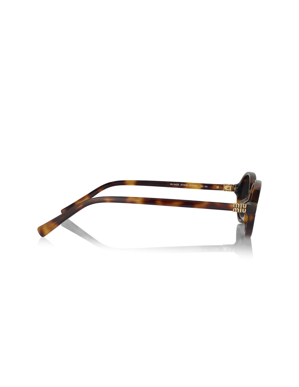 Miu Miu Oval Shape Black Carey