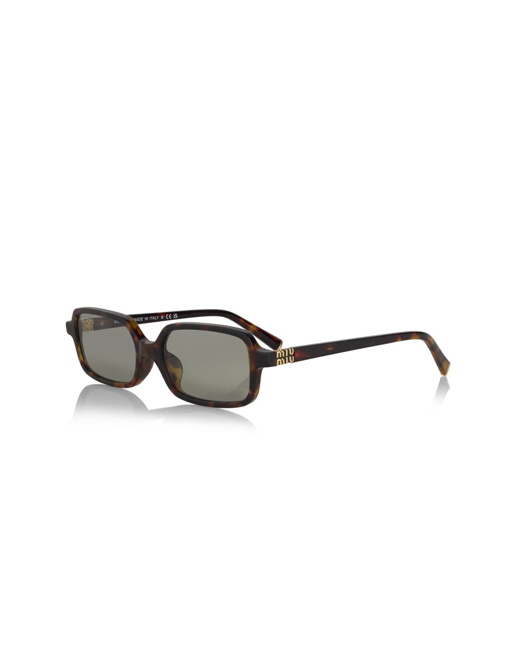 Miu Miu Rectangule Shape Negro Carey