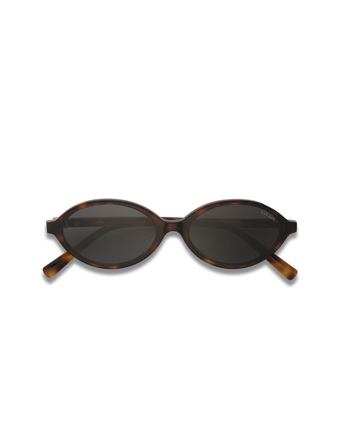 Miu Miu Oval Shape Black Carey