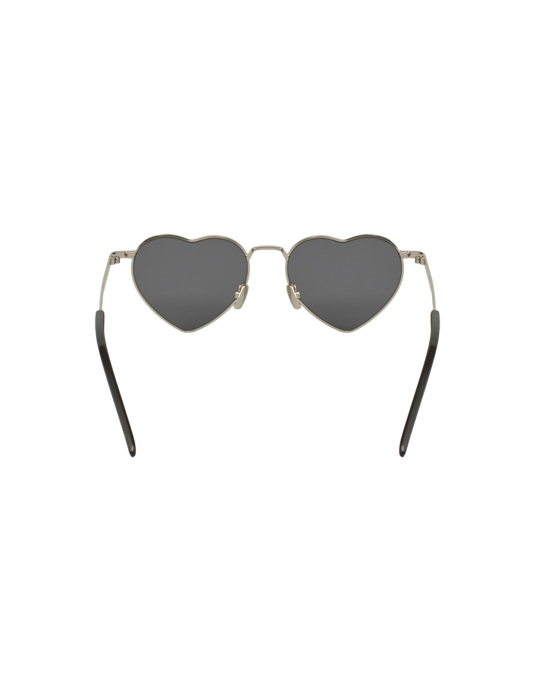 Saint Laurent Loulou Heart Shape Silver